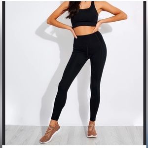Girlfriend Collective Black Compressive Pocket High-Rise Legging XS NEW